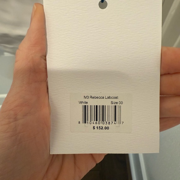 Medelita Rebecca white lab coat - Picture 3 of 4